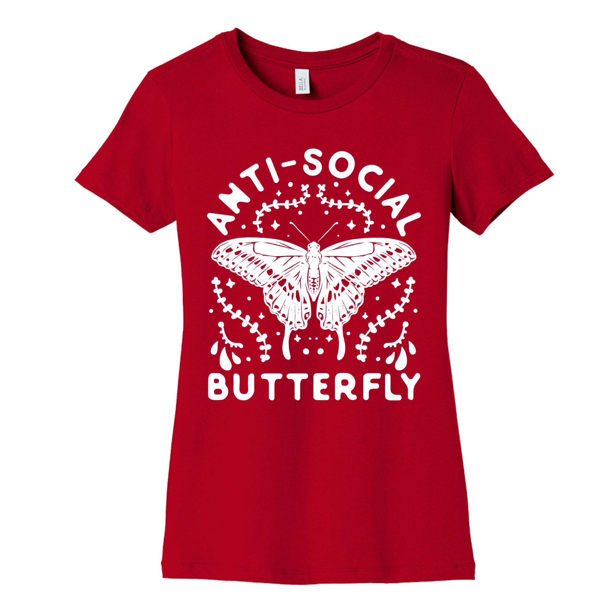 Anti-Social Butterfly Women's Cotton Tee